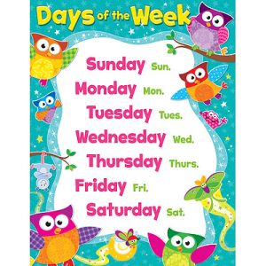 Days of the Week Owl-Stars!